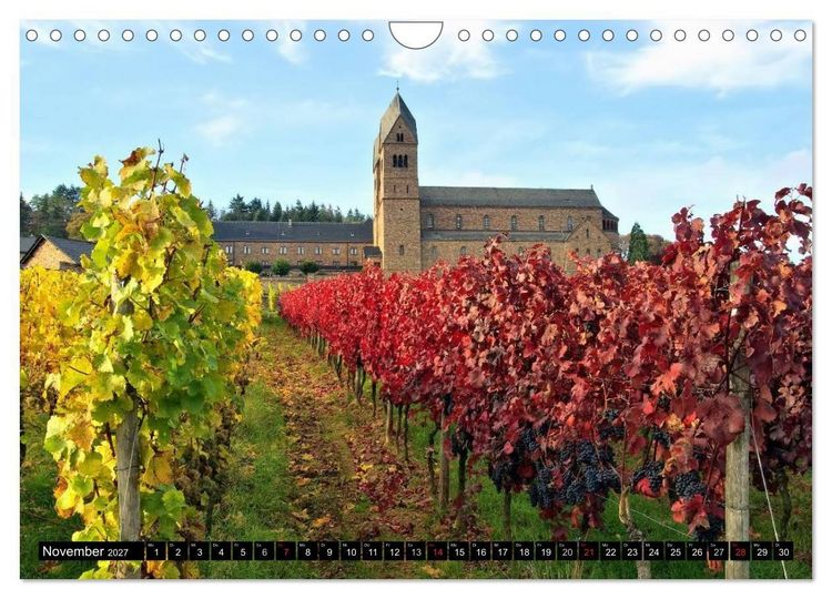 Produktbild: Der Rhein. Oberes Mittelrheintal von Bingen bis Koblenz (Wandkalender 2027 DIN A4 quer), CALVENDO Monatskalender