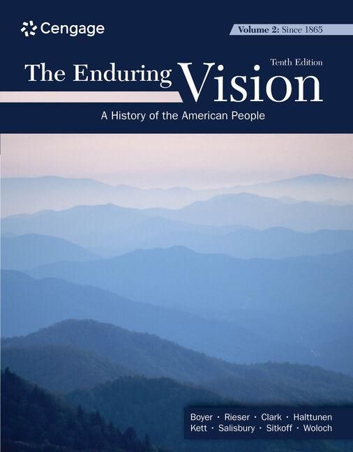 Produktbild: The Enduring Vision, Volume II: Since 1865