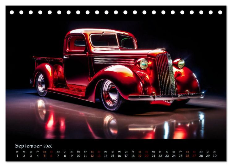 Produktbild: Surreale Oldtimer (Tischkalender 2026 DIN A5 quer), CALVENDO Monatskalender