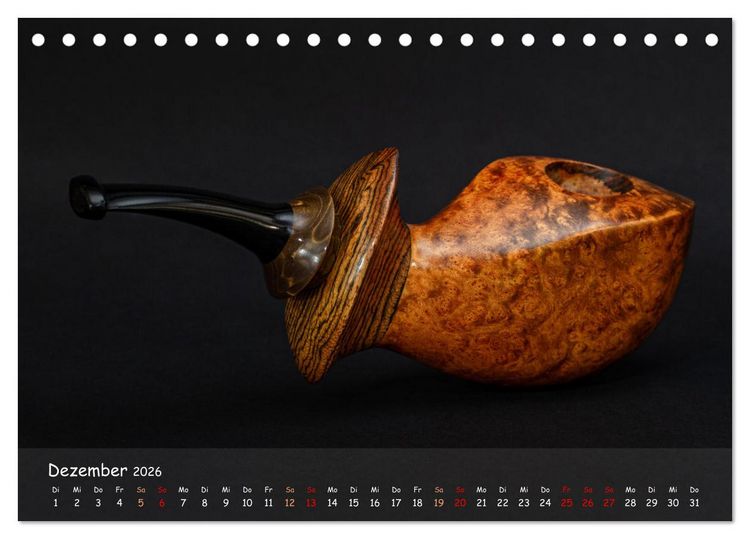 Produktbild: Pfeifenwelten (Tischkalender 2026 DIN A5 quer), CALVENDO Monatskalender