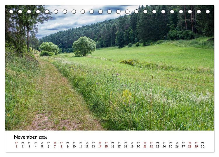 Produktbild: Die Eifel - Orte und Landschaften (Tischkalender 2026 DIN A5 quer), CALVENDO Monatskalender