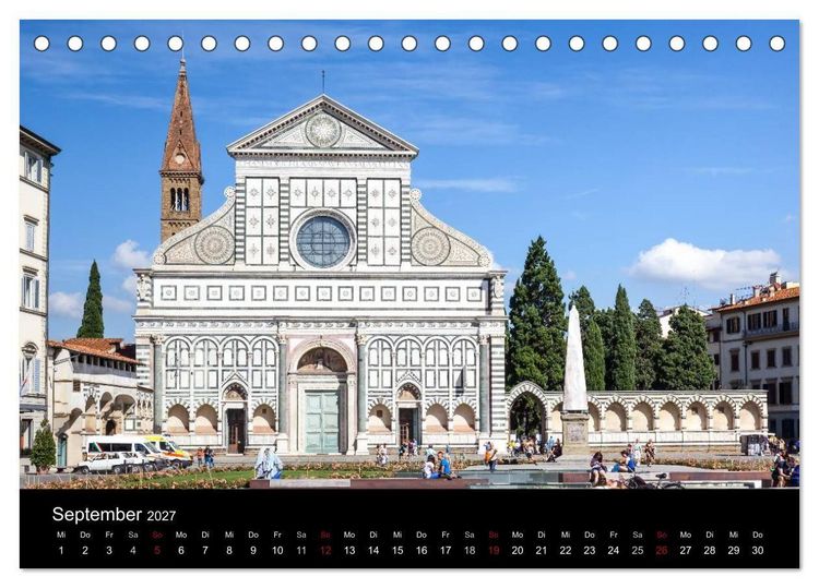 Produktbild: Florenz (Tischkalender 2027 DIN A5 quer), CALVENDO Monatskalender