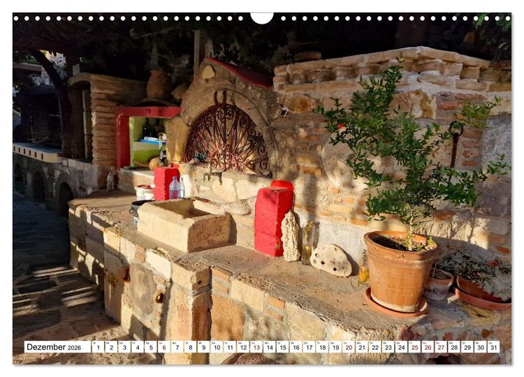 Produktbild: Traditionshaus auf Kos (Wandkalender 2026 DIN A3 quer), CALVENDO Monatskalender