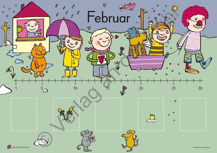 Produktbild: Unser Geburtstagskalender &ndash; Motiv: Jahreslauf