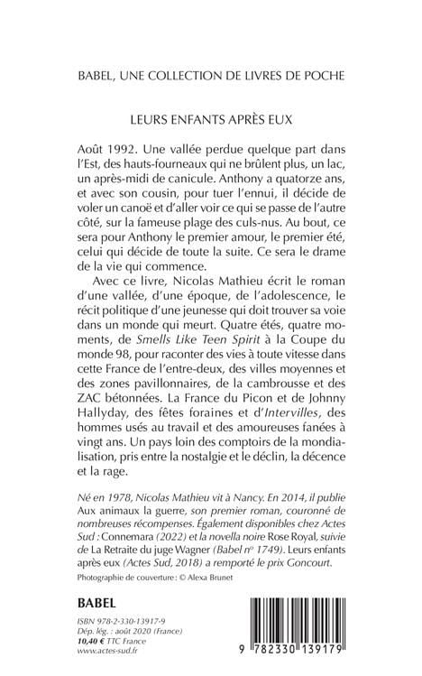 Produktbild: Leurs enfants apr&egrave;s eux