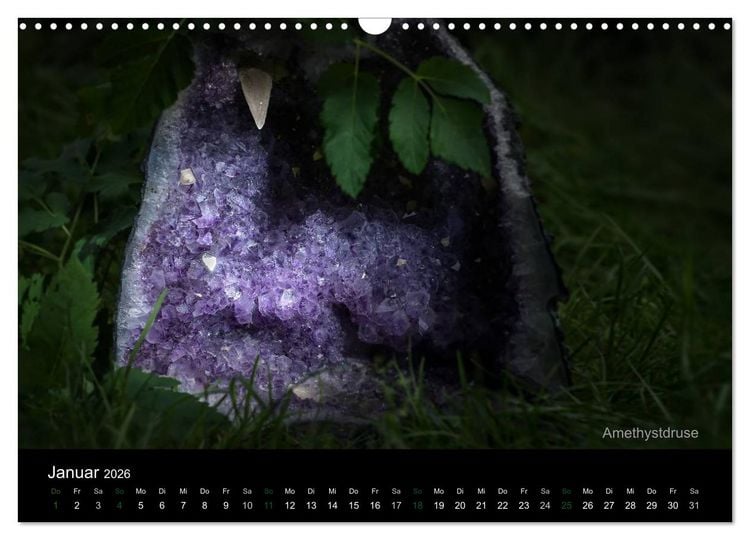 Produktbild: Edelsteine. Wunder der Natur (Wandkalender 2026 DIN A3 quer), CALVENDO Monatskalender