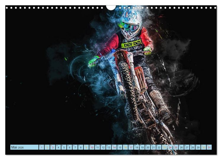 Produktbild: Motocross - extrem cool (Wandkalender 2026 DIN A3 quer), CALVENDO Monatskalender