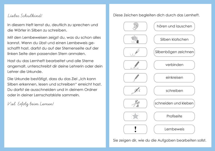Produktbild: Mein Silbenheft