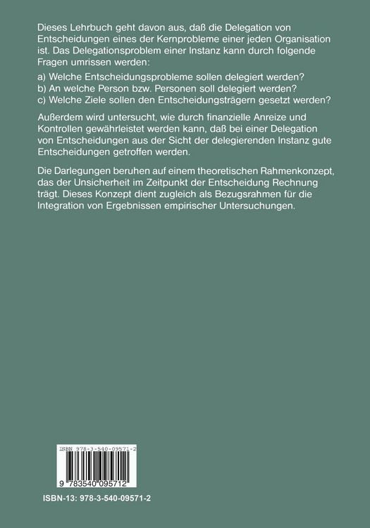 Produktbild: Grundfragen der Organisation