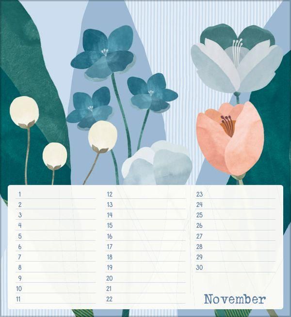 Produktbild: Geburtstagskalender Bloom