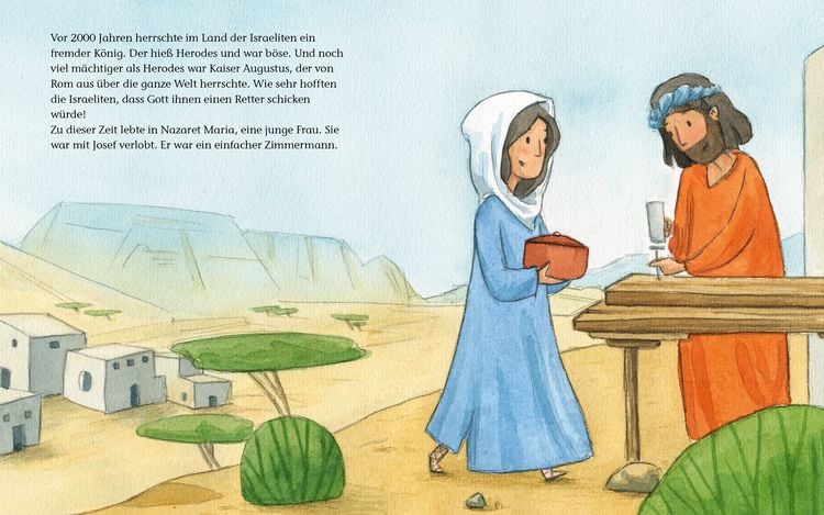 Produktbild: Die Weihnachtsgeschichte (Pappbilderbuch)