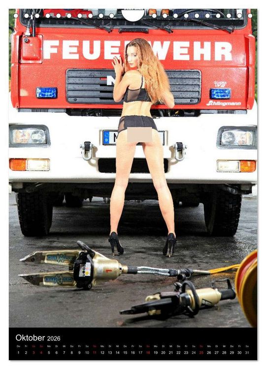 Produktbild: Feuerwehrkalender &ndash; Erotische Fotografien von Thomas Siepmann (Wandkalender 2026 DIN A4 hoch), CALVENDO Monatskalender