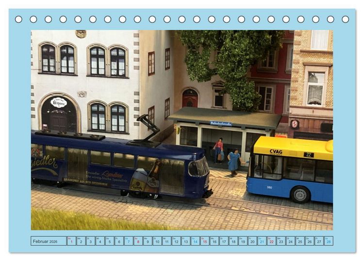 Produktbild: DDR Modellautos im Fokus (Tischkalender 2026 DIN A5 quer), CALVENDO Monatskalender