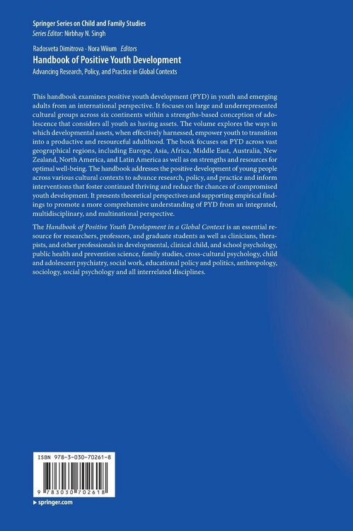 Produktbild: Handbook of Positive Youth Development
