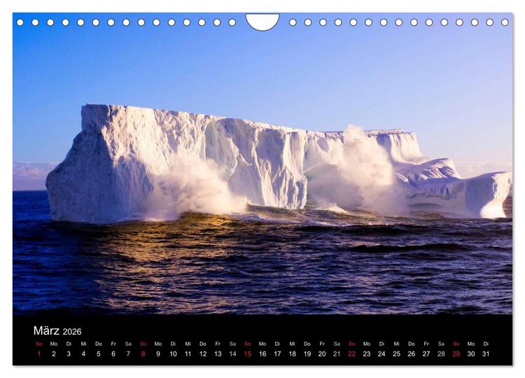 Produktbild: Arktis und Antarktis (Wandkalender 2026 DIN A4 quer), CALVENDO Monatskalender