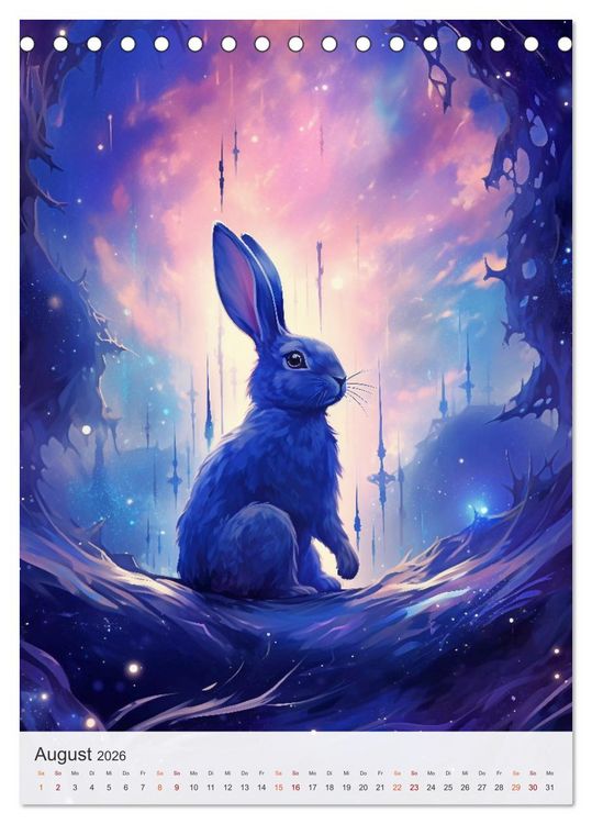 Produktbild: Magische Tierwelt (Tischkalender 2026 DIN A5 hoch), CALVENDO Monatskalender