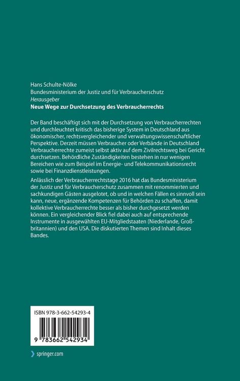 Produktbild: Neue Wege zur Durchsetzung des Verbraucherrechts