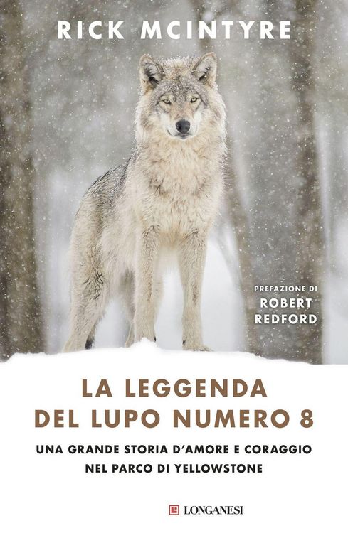 Produktbild: La leggenda del lupo Numero 8. Una grande storia d'amore e coraggio nel parco di Yellowstone