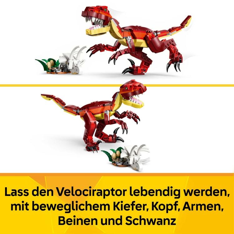 Produktbild: LEGO Creator 3-in-1-Set 31379 Wilder Dinosaurier, Geschenke f&uuml;r Kinder