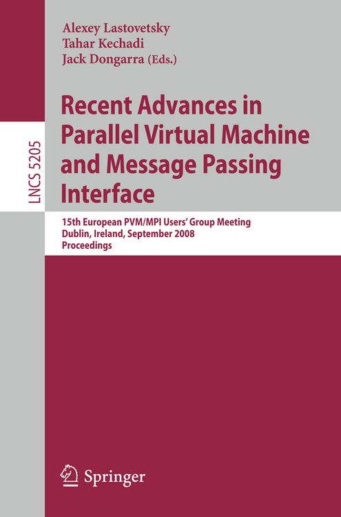 Produktbild: Recent Advances in Parallel Virtual Machine and Message Passing Interface