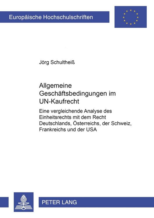 Produktbild: Allgemeine Gesch&auml;ftsbedingungen im UN-Kaufrecht