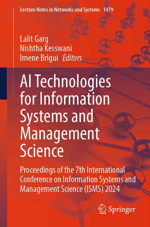 Produktbild: AI Technologies for Information Systems and Management Science