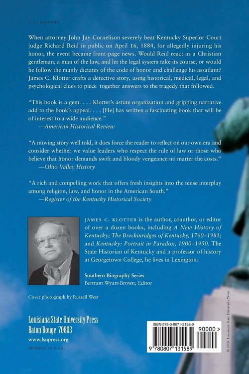 Produktbild: Kentucky Justice, Southern Honor, and American Manhood