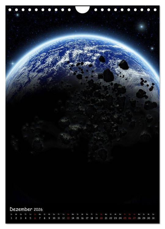 Produktbild: Die Welt der Planeten (Wandkalender 2026 DIN A4 hoch), CALVENDO Monatskalender