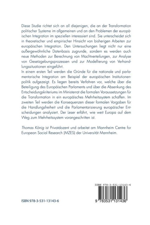 Produktbild: Europa auf dem Weg zum Mehrheitssystem