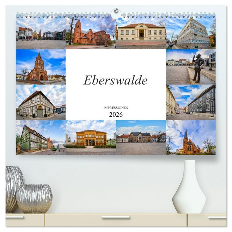 Produktbild: Eberswalde Impressionen (hochwertiger Premium Wandkalender 2026 DIN A2 quer), Kunstdruck in Hochglanz