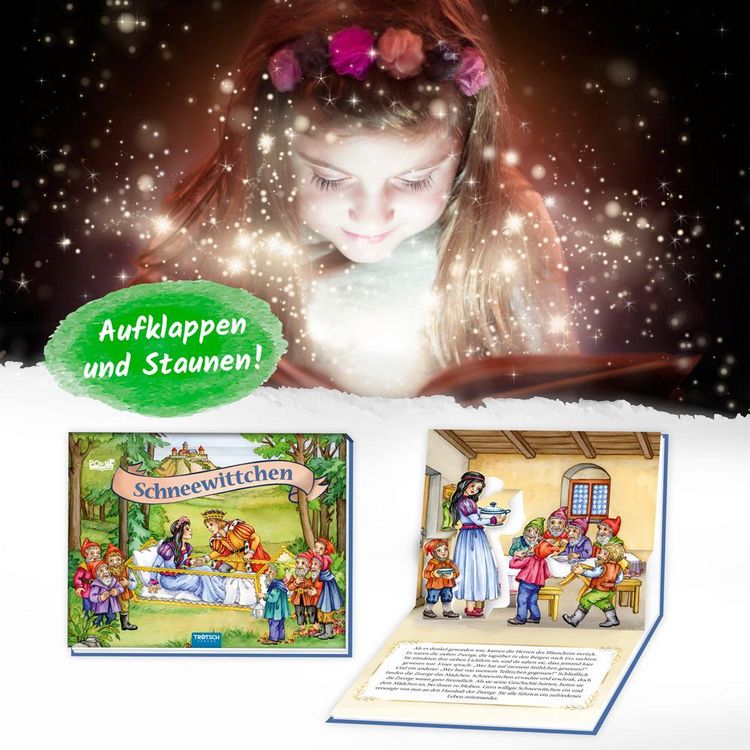 Produktbild: Tr&ouml;tsch M&auml;rchenbuch Pop-up-Buch Schneewittchen