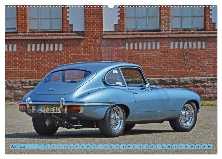 Produktbild: Jaguar E-Type - Die Raubkatze (hochwertiger Premium Wandkalender 2026 DIN A2 quer), Kunstdruck in Hochglanz