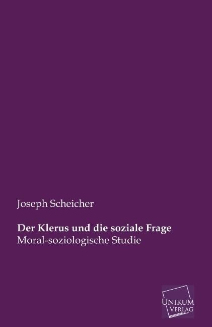 Produktbild: Scheicher, J: Klerus und die soziale Frage