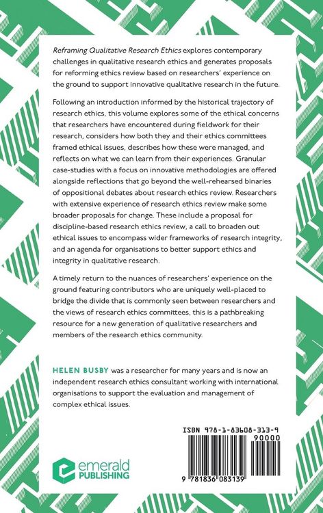 Produktbild: Reframing Qualitative Research Ethics