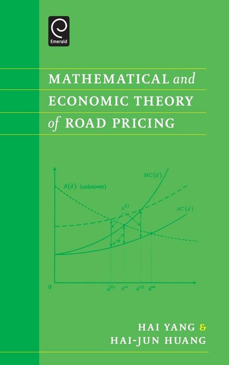 Produktbild: Mathematical and Economic Theory of Road Pricing