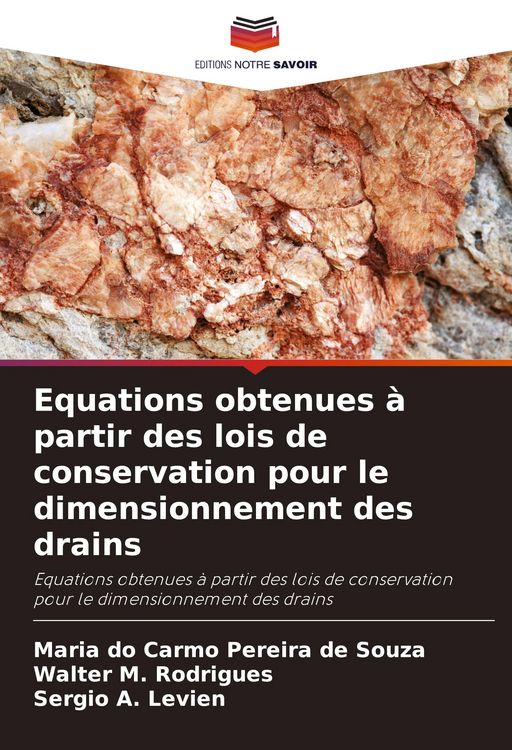 Produktbild: Equations obtenues &agrave; partir des lois de conservation pour le dimensionnement des drains