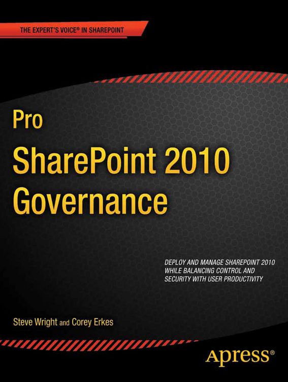 Produktbild: Pro SharePoint 2010 Governance