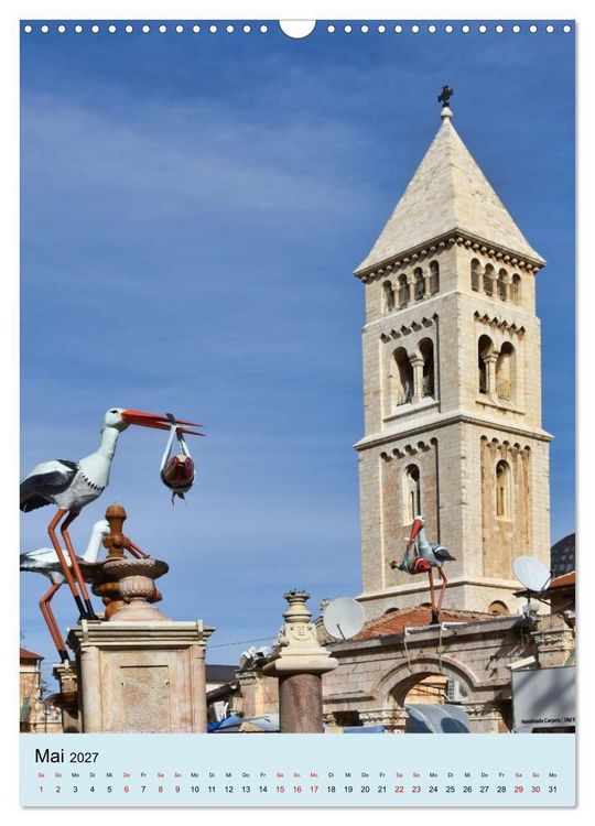 Produktbild: Evangelische Erl&ouml;serkirche Jerusalem (Wandkalender 2027 DIN A3 hoch), CALVENDO Monatskalender