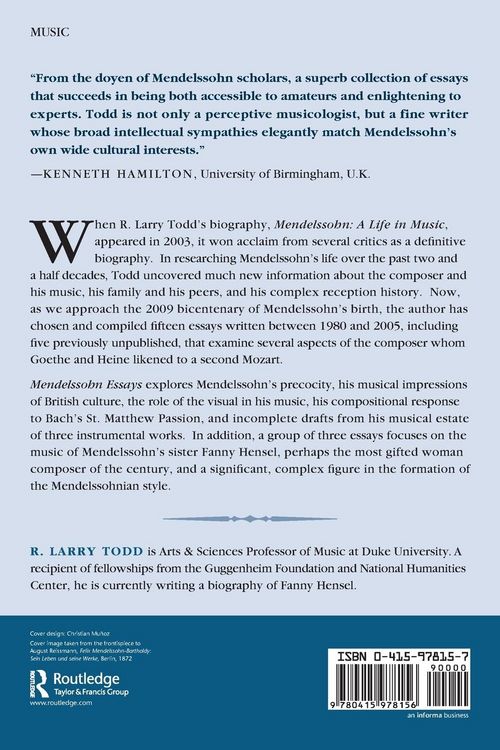 Produktbild: Mendelssohn Essays