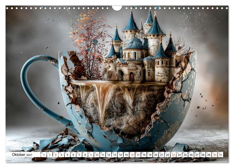 Produktbild: Zwischen Tassenrand und Traum (Wandkalender 2027 DIN A3 quer), CALVENDO Monatskalender
