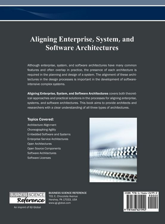 Produktbild: Aligning Enterprise, System, and Software Architectures