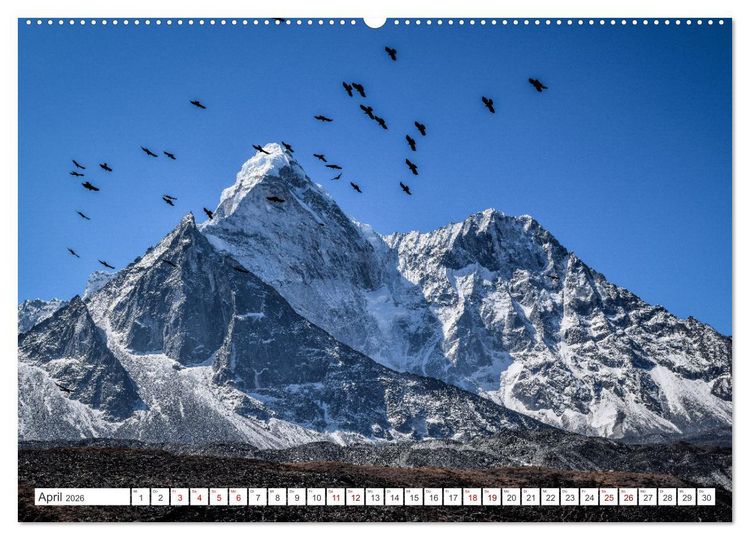 Produktbild: Nepal- Trekking durchs Hochgebirge (hochwertiger Premium Wandkalender 2026 DIN A2 quer), Kunstdruck in Hochglanz