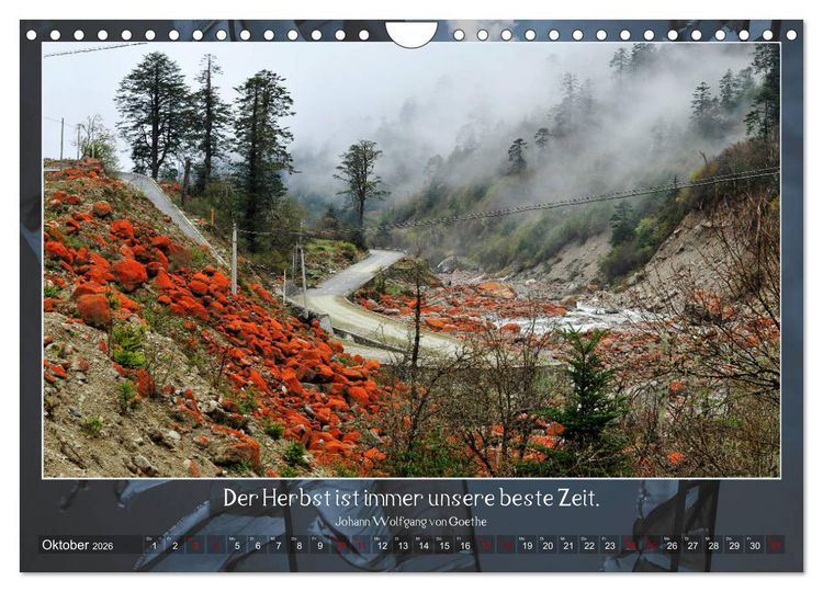 Produktbild: Facettenreiches Tibet (Wandkalender 2026 DIN A4 quer), CALVENDO Monatskalender