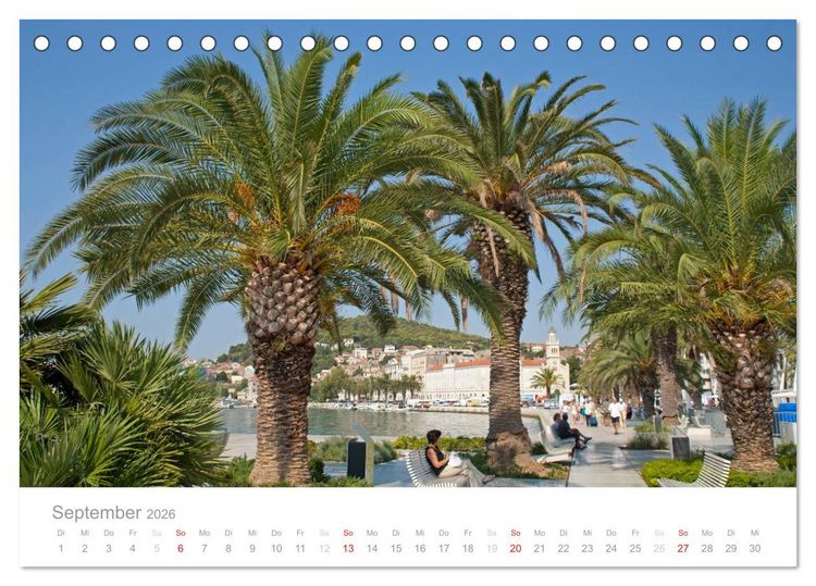 Produktbild: Kroatische Adriak&uuml;ste (Tischkalender 2026 DIN A5 quer), CALVENDO Monatskalender