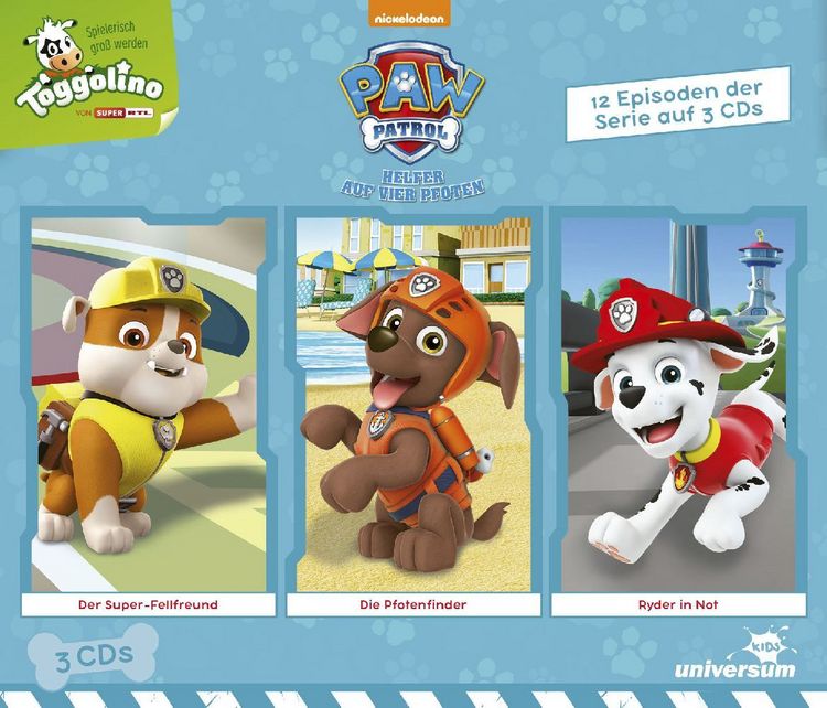 Produktbild: PAW Patrol H&ouml;rspielbox 4 (Super-Fellfreund / Pfotenfinder / in Not)