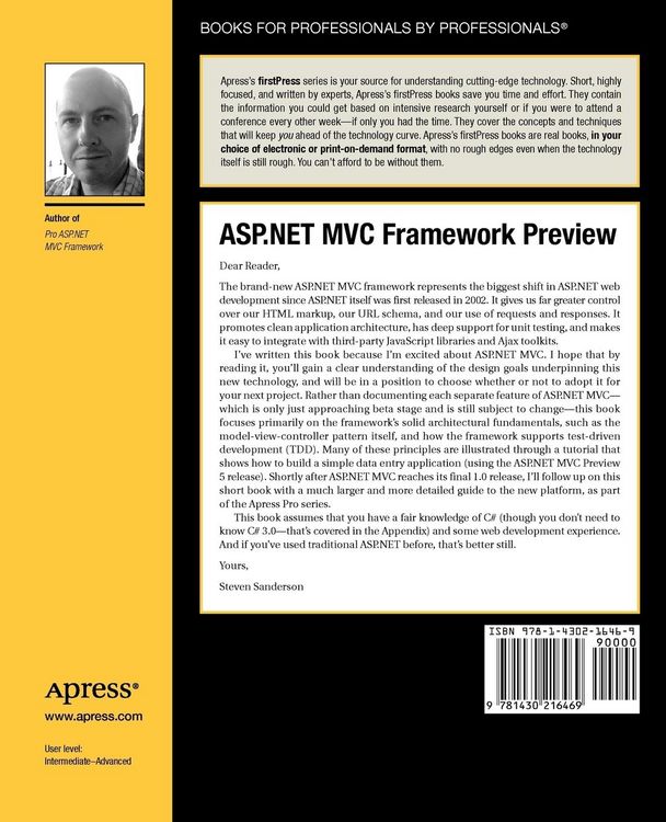 Produktbild: ASP.NET MVC Framework Preview