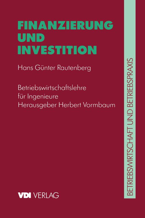 Produktbild: Finanzierung und Investition