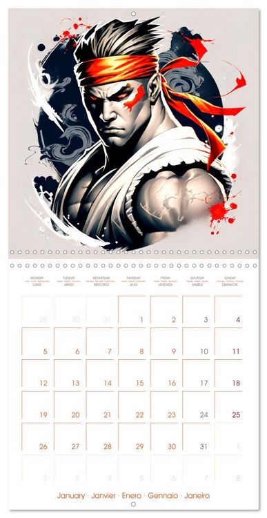 Produktbild: Streetfighters (Wall Calendar 2026 12 &times; 12 Inch) CALVENDO 12 Month Wall Calendar