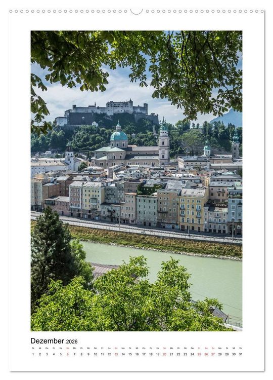 Produktbild: Wundersch&ouml;nes SALZBURG (Wandkalender 2026 DIN A2 hoch), CALVENDO Monatskalender