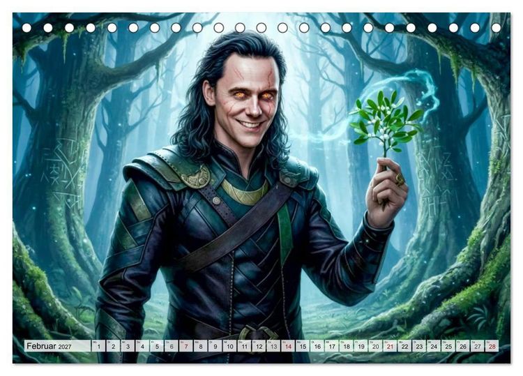 Produktbild: Ragnar&ouml;k &ndash; Die letzte Schlacht der G&ouml;tter (Tischkalender 2027 DIN A5 quer), CALVENDO Monatskalender
